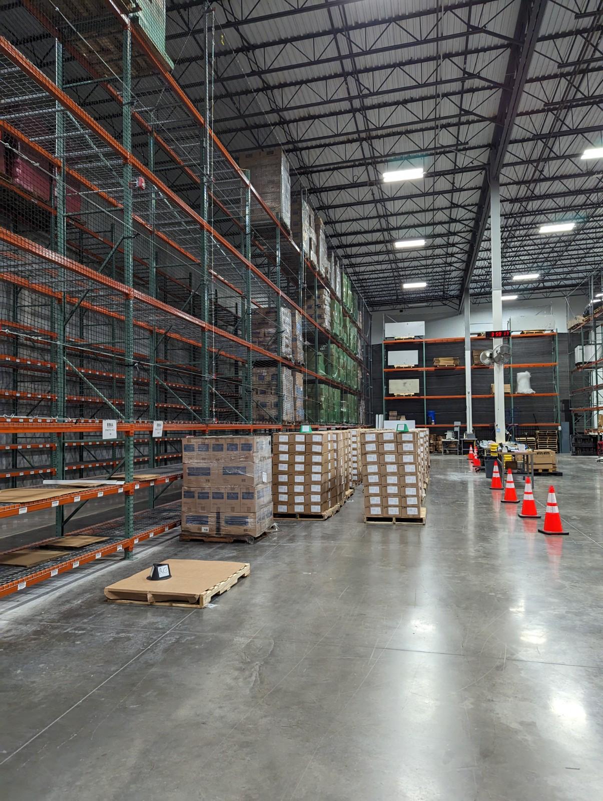 123 Med Supplies distribution warehouse in Lakewood, New Jersey